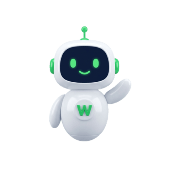 WaRobot AI WhatsApp sales agent mascot